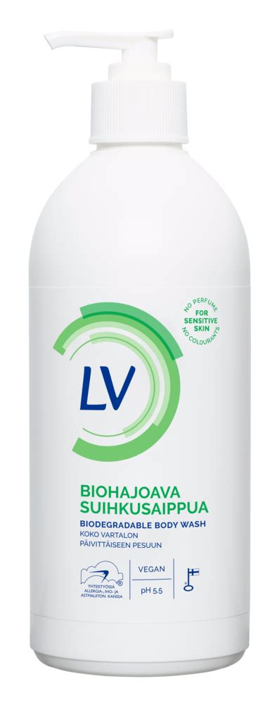 LV Biohajoava suihkusaippua 500ml .